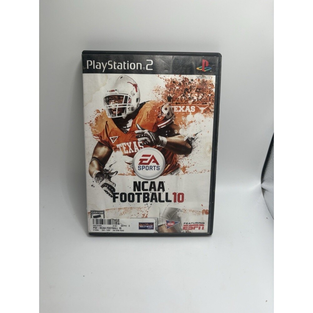 NCAA Football 10 EA Sports PlayStation 2 PS2 w. Manual